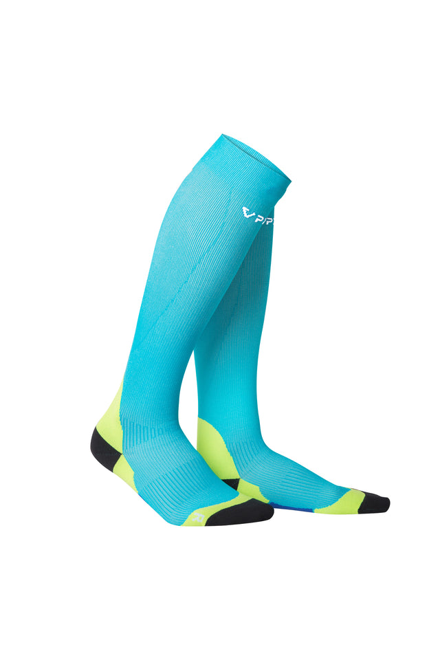 VPX-P * Caroline Blue - High Knee - Running & Cycling - VPX4U